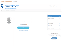 Tablet Screenshot of billing.blurstorm.com